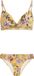 Protest Prtchannel B&C-Cup Wire Bikini Cheeky Dames - Tumericyellow Gebloemd - Maat M38C