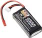 Reely LiPo accupack 11.1 V 1000 mAh 3S 25C Softcase BEC