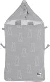 Meyco Baby X Mrs.Keizer Rabbit voetenzak - Silver - 40x82cm
