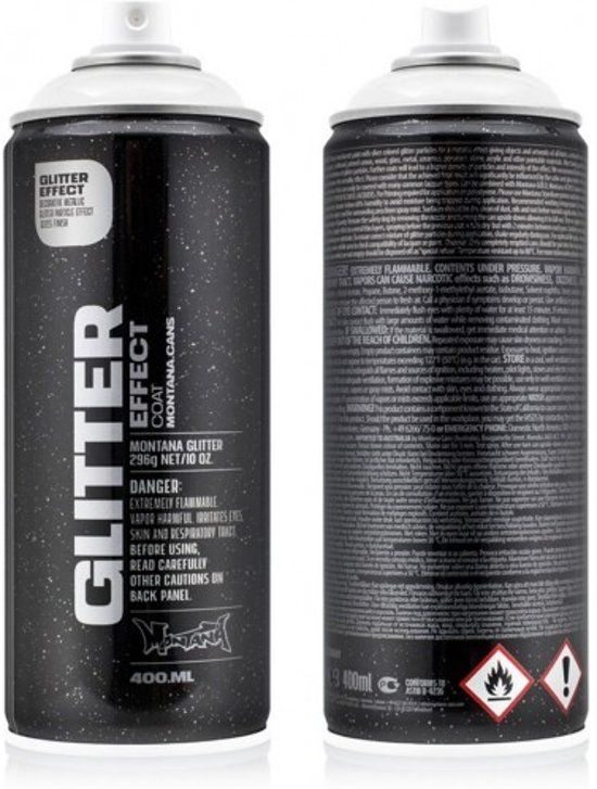 Montana Glitter Spray Spuitbus 400ml - 4048500415425
