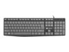 NATEC NAUTILUS Clavier Domicile/Bureau USB QWERTY US International Noir, Gris