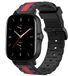 Strap-it Special Edition Band - zwart/rood - Geschikt voor Amazfit GTS 2