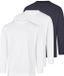 RAGMAN Heren longsleeve 3 pack Basic