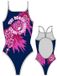 Turbo Tiki Beach Maillot de bain Bleu 3XL Femme