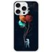 Cosmonaute aux ballons Verstevigd hoesje met sublimatie bedrukking, compatibel met Apple iPhone 16