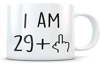 11 DFSDFSASDF Koffiemok 325 ml - grappig cadeau voor de 30e verjaardag - voor mannen en vrouwen - opschrift "Happy Bday" - cadeau-idee voor volwassenen