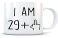 11 DFSDFSASDF Koffiemok 325 ml - grappig cadeau voor de 30e verjaardag - voor mannen en vrouwen - opschrift "Happy Bday" - cadeau-idee voor volwassenen