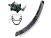 Bike-Parts 26´´ Vorderrad Exal ZX 19 + Nabendynamo Shimano DH-3N72 (QR)