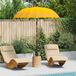Maison Exclusive Parasol Balinais, jaune, 185 x 185 x 260 cm