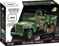 COBI 2804 Willys MB + Trailer & M2 Gun