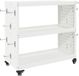 vidaXL Gereedschapswagen Wit 75 x 35 x 73 cm Koudgewalst staal