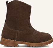 Ton & Ton Brigitte Enkellaarsjes - Enkelboots met rits - Meisjes - Bruin - Maat 25