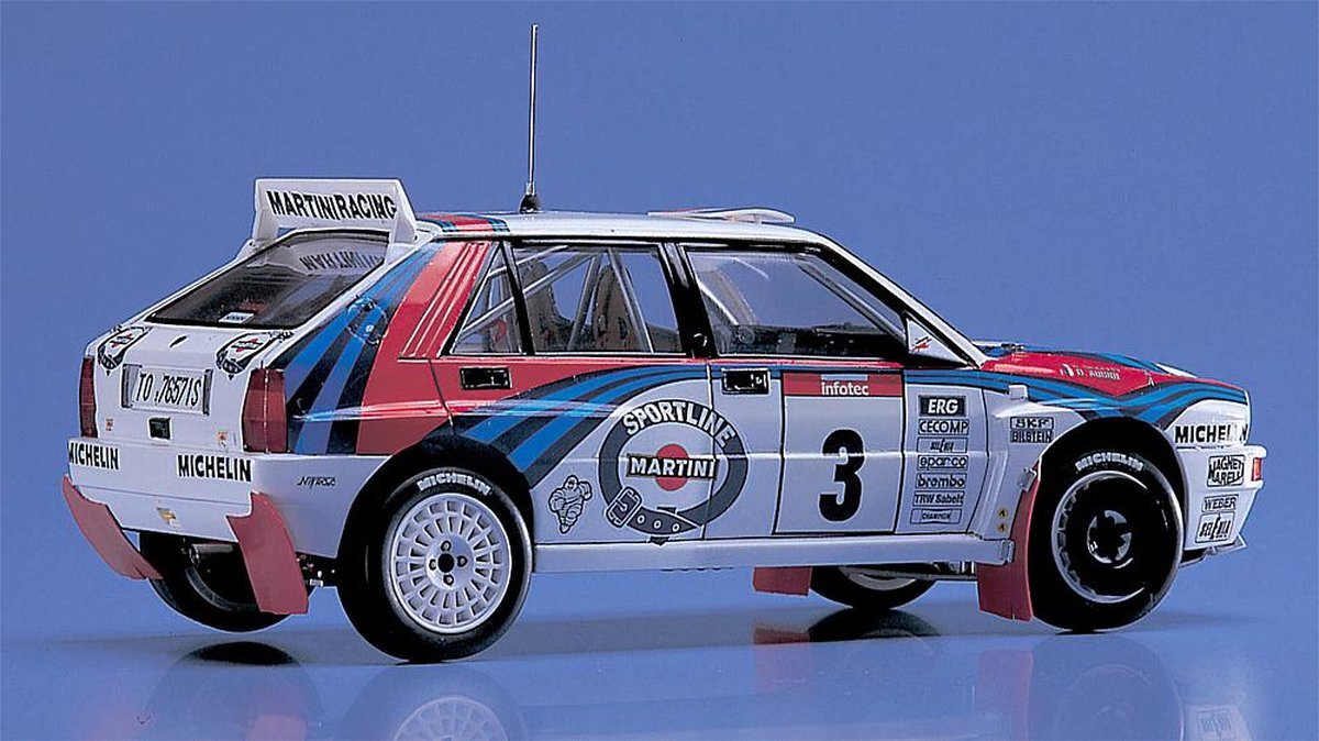 hasegawa HMCR15 1:24 Schaal"Lancia Super Delta 92 WRC" Kunststof Model