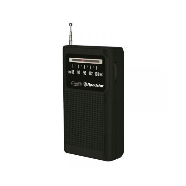 Roadstar TRA-1230/BK - Draagbare analoge radio - Zwart