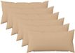 vidaXL - Kussensloop - 6 stuks - HEERLEN - Crèmekleurig - 40 x 70 cm - Katoensatijn