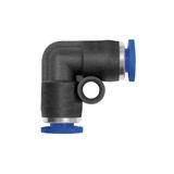 Riegler L-stekkerverbinding blauwe serie mini voor buitenslang Ø 3 mm