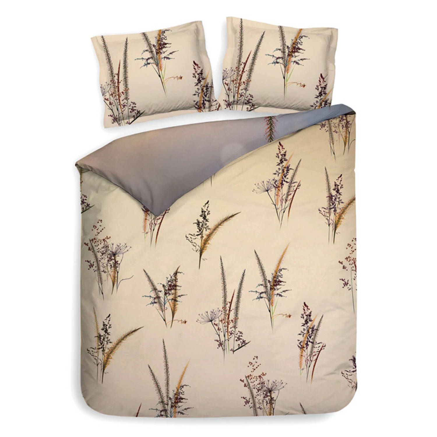 Heckett & Lane Hamilton Dekbedovertrek - Gebroken Wit - Lits-Jumeaux XL 260x200/220 cm