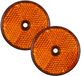 Benson Réflecteur - 2x - Orange - 60mm - Rond