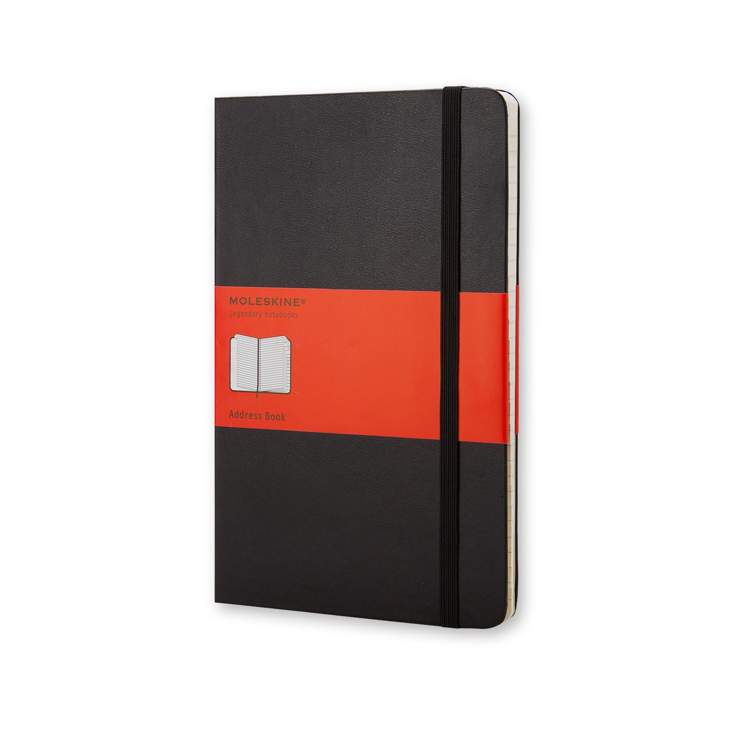 Moleskine Address Book - Black - Hardcover - Large