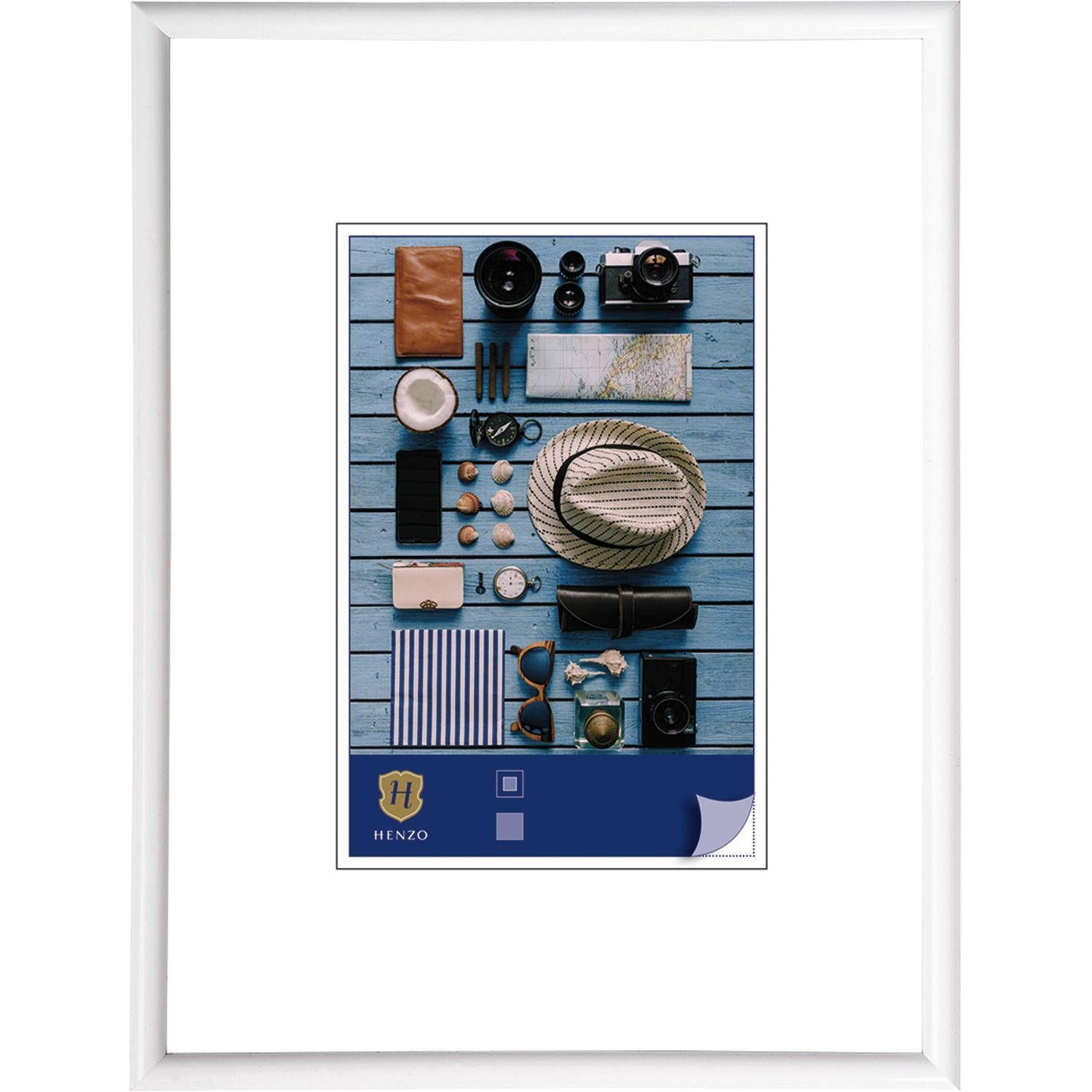 Henzo Napoli fotolijst - 60x90 cm - wit - kunststof