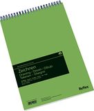 Schoellershammer Tekenpapier Pad A3, 50 vellen, spiraalgebonden, 160gsm wit papier, zwart VF5004285