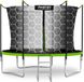 Neo-Sport Trampoline de jardin 10ft/312cm avec filet intérieur et échelle