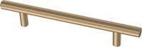 Franklin Brass Solid Bar (10-Pack) Kast Handgrepen 5-1/16 "Gat naar Gat Champagne Bronzen Keukenkast Trekt Lade Handgrepen Kast Hardware Dresser Gouden Lade Trekt P01026Z-CZ-B