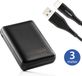 MOJOGEAR MINI EXTRA FAST 10.000 mAh powerbank met USB-C naar USB kabel Extra Sterk 3m