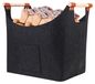 Solidchoice - Grote Vilt Houtmand Haardhout Opslag 60 Liter