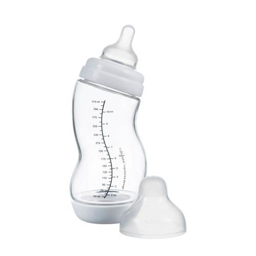 Difrax S-Babyfles Wide - 310 ml - Crèmewit