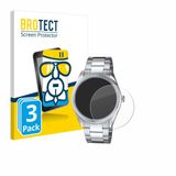 BROTECT Screenprotector 3 Stuks voor Casio MTP-1302PD Beschermglas transparant