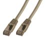MCL 0.3m Cat6 F/UTP Eco Patch Kabel - Grijs