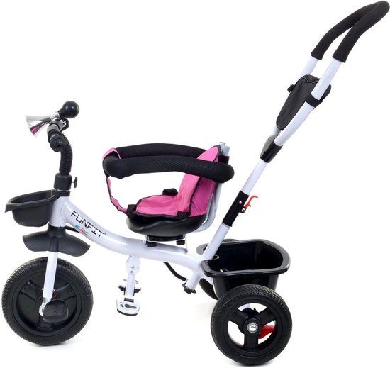 Viking Choice Driewieler - Roze - Met Duwstang en Zonnekap
