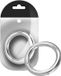 Roestvrij Black Label - Ronde Cockring - RVS - 10 mm breed 50 mm