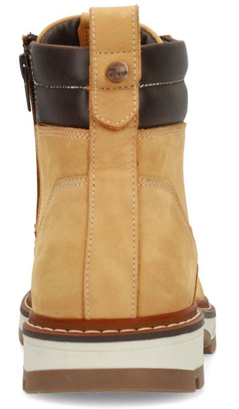 No Stress Heren Gele Nubuck Veterboots Maat 40