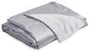Satin Housse de couette - 150 x 200 cm - Gris - Respirant et confortable