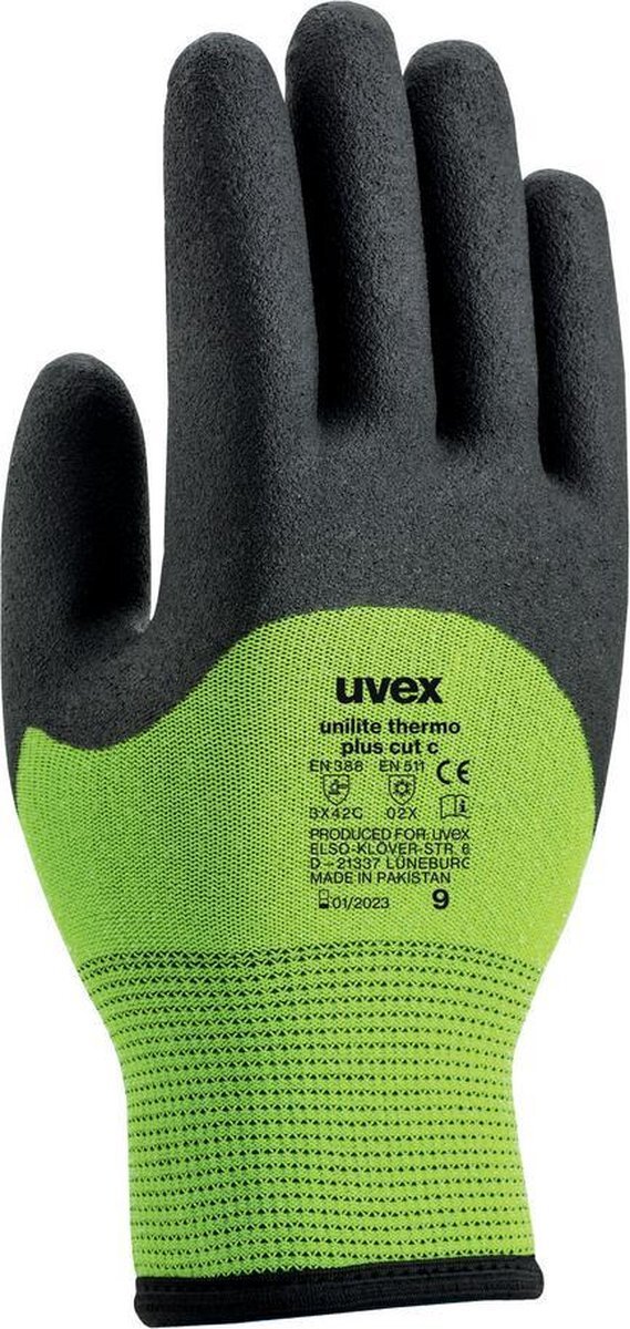 UVEX Unilite Thermo Plus Cut C Handschoen maat 9