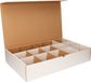 Bellatio Decorations Sorteerdoos - 54 x 32 cm - met 15 vakjes van 10 x 10 cm - karton - opbergbox - opbergdoos