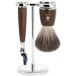 Mühle Set Afeitado Brocha de Afeitar, Soporte & Maquinilla Fusion Serie Rytmo