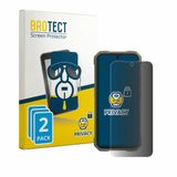 BROTECT - privacy screenprotector voor Cubot King Kong Dura - Folie Beschermfolie Blauwlichtfilter 2 Stuks