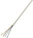Tru Components 1567183 Telefoonkabel J-Y(ST)Y 4 x 2 x 0.6 mm Grijs 50 m