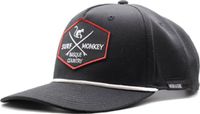 Surf Monkey Baseballpet met trekkoord, verstelbaar, gerecycled, voor dames en heren