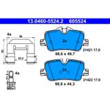 ATE Kit De Plaquettes De Frein, Frein À Disque 13.0460-5524.2 Bmw