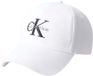 Calvin Klein Monologo Embroidery Baseball Hat - Wit