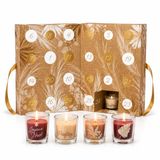 WDMT Spies Trading Kerst Adventskalender met 24 Verrassingen – Kaarsen en Kerstdecoratie – Adventskalender voor Volwassenen – Kerstcadeau – Feestdagen Kalender – Beige