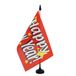 AZ FLAG Tafelvlag Gelukkig Nieuwjaar 21x14 cm Polyester 100D Plastic Voet