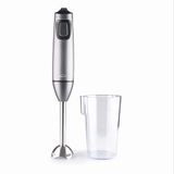 Lacor - 61668 - Elektrische garde Titan Pro 600 Watt met bajonetsluiting, met turbo-functie, met glas 600 ml, afmetingen 8,5 x 6,28 x 39,7 cm, grafiet