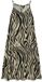 VERO MODA VMJESMILO CALF SINGLET DRESS WVN NOOS Jurk V-hals Mouwloos Zebraprint Viscose Linnen Zilver L