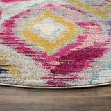 Safavieh Bohemian Indoor Hand Tufted Abstract Collection, ABT340, in Ivory / Charcoal, 60 X 91 cm