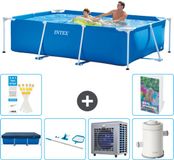 Intex Rechthoekig Frame Zwembad - 260 x 160 x 65 cm - Blauw
